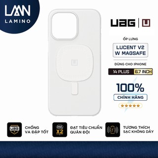 [Thanh Lý] [U]Ốp Lưng UAG LUCENT V2 W Magsafe Cho iPhone 14 Plus [6.7 INCH] LAMINO