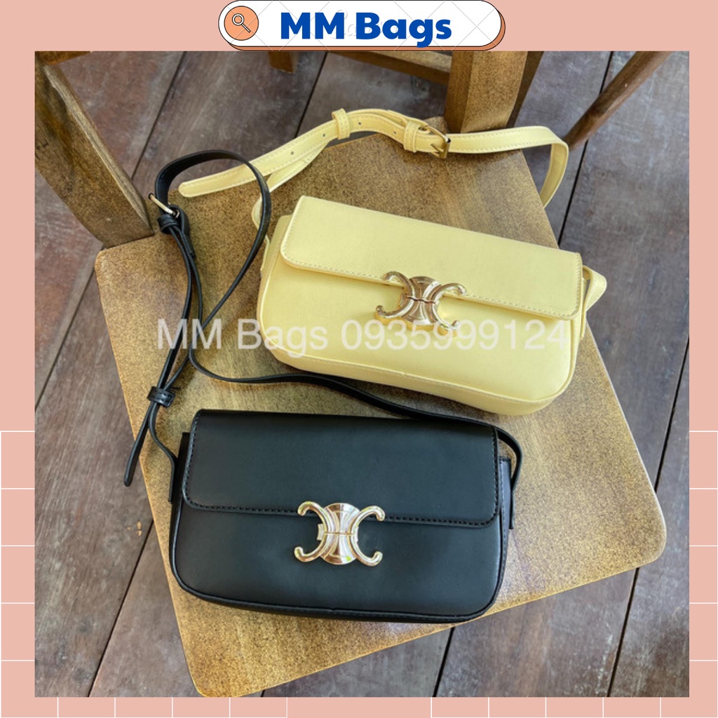 Túi xách nữ đẹp đeo chéo MM Bags túi kẹp nách đi chơi đi tiệc chât da xịn phong cách Hàn