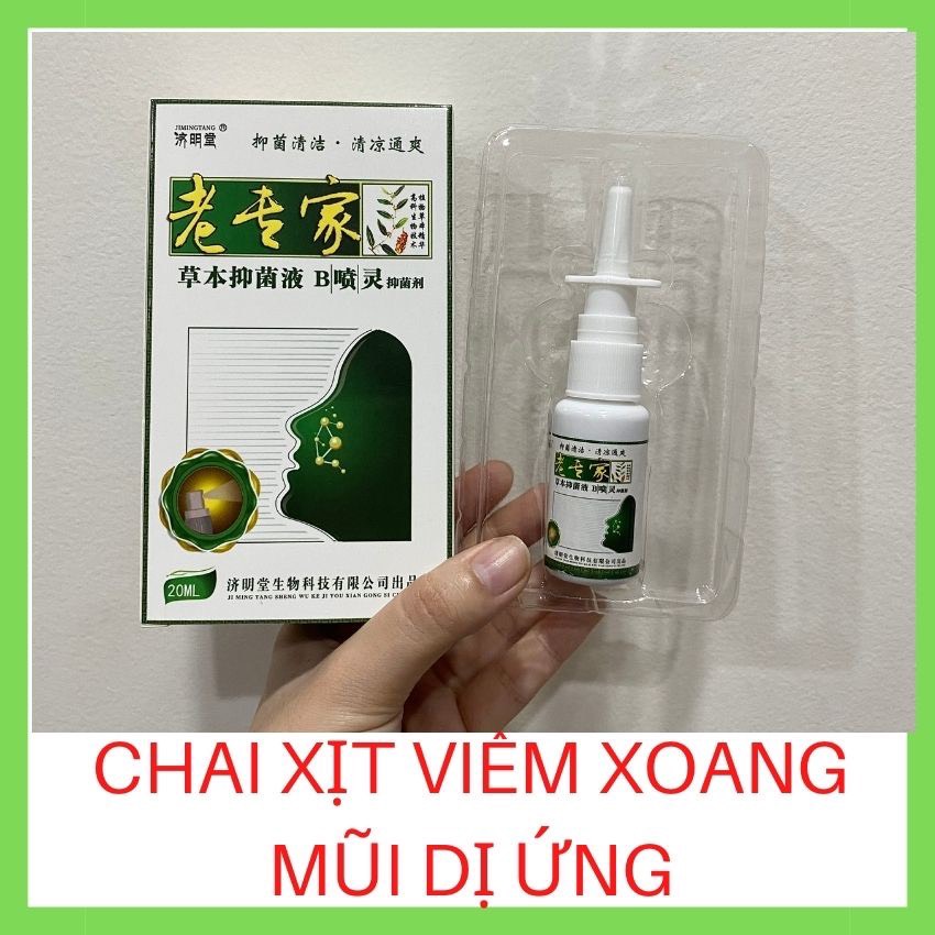 Xịt Xoang Mũi JIMINGTANG Nội Địa Trung, An Toàn Hiệu Qủa