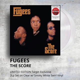 Fugees - The Score vinyl Target Limited Edition Clear 2LP Vinyl Smoky White Swirls