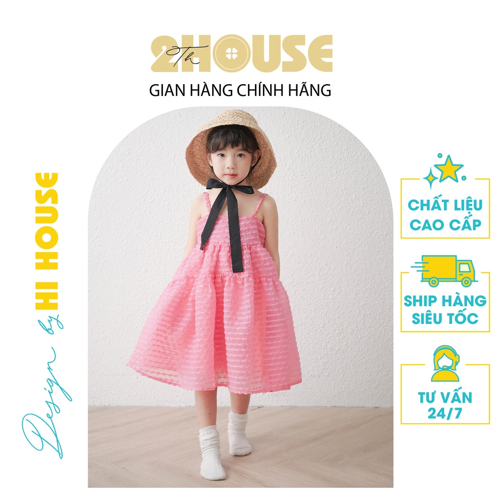 Váy thiết kế 2 dây cho bé gái - CANDY DRESS - 2House - V6