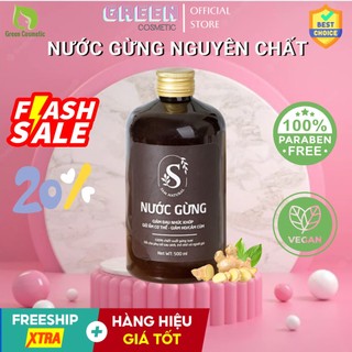 Nước Cốt Gừng Nguyên Chất 500ml Chiết xuất Gừng Tươi Giữ Ấm Cơ Thể Mẹ Sau Sinh Và Bé - Sam Natural