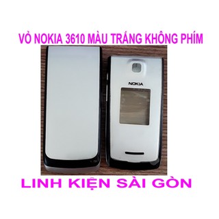 Vỏ nokia 3610 màu trắng không phím