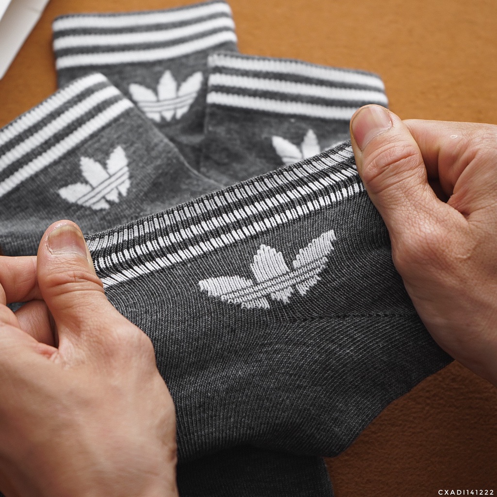 Set 6 Đôi Vớ Cổ trung thể thao với chất liệu cotton cao cấp, thấm hút tốt AD11