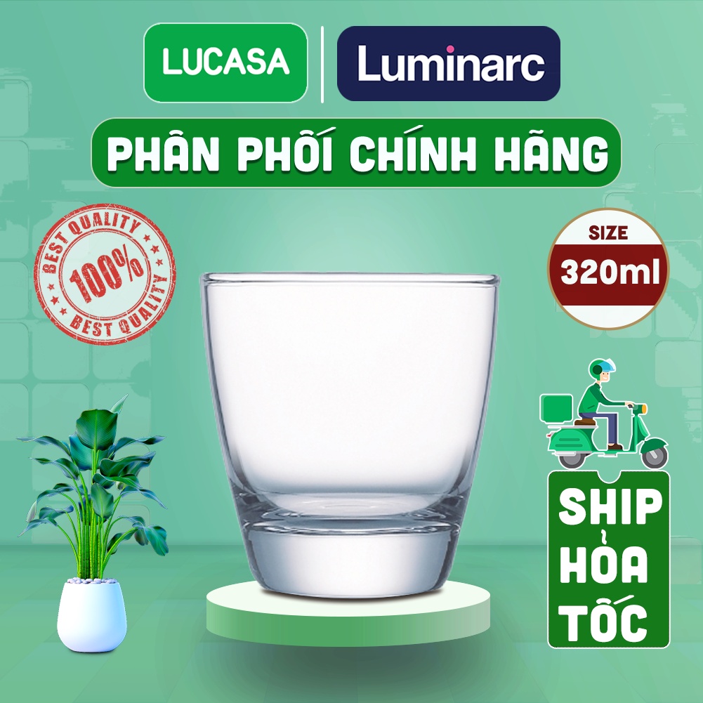 Bộ 6 Ly Thủy Tinh Luminarc Effulgence 320ml - Loại Thấp BOL0623 | Phân Phối Chính Hãng