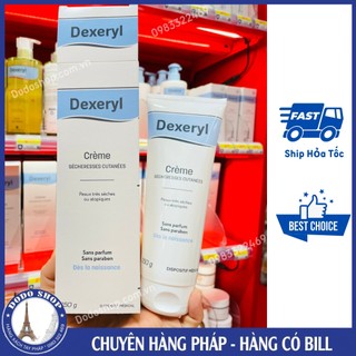 Kem Dexeryl pháp 250gr, dưỡng ẩm, dưỡng da cho bé mịn màng, nhất là bé da khô, chàm, da cơ địa