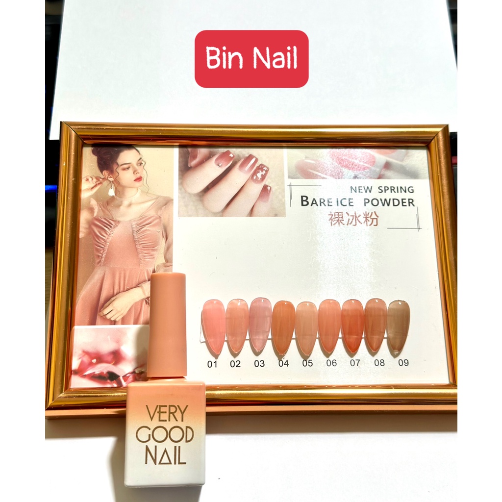 Sét sơn thạch very good nail 9 màu