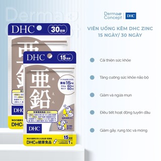 Viên uống dhc kẽm zinc 15 ngày/30 ngày