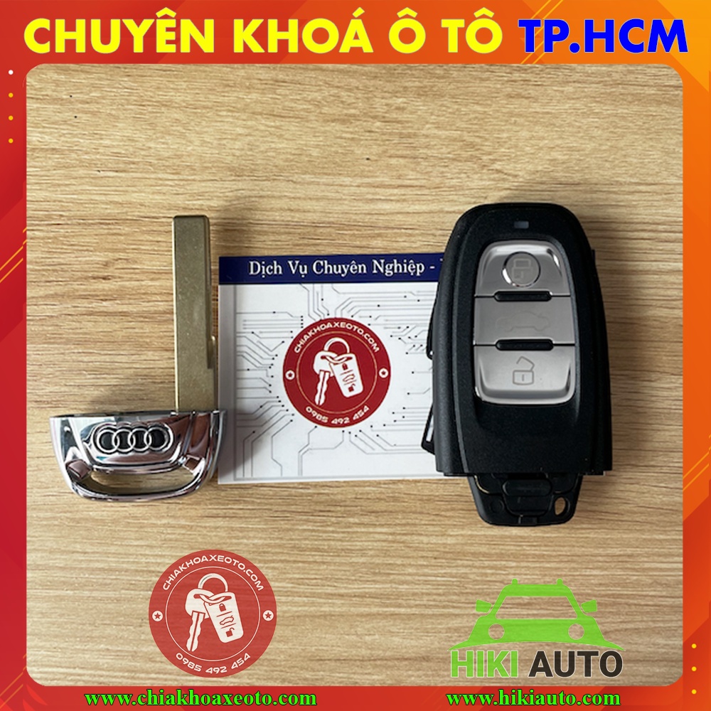 Vỏ chìa khoá Audi A4 A5 A6 A7 Q3 Q5, Thay thế vỏ chìa khoá Audi mới mang lại nét đẹp như thuở ban đầu mới mua xe