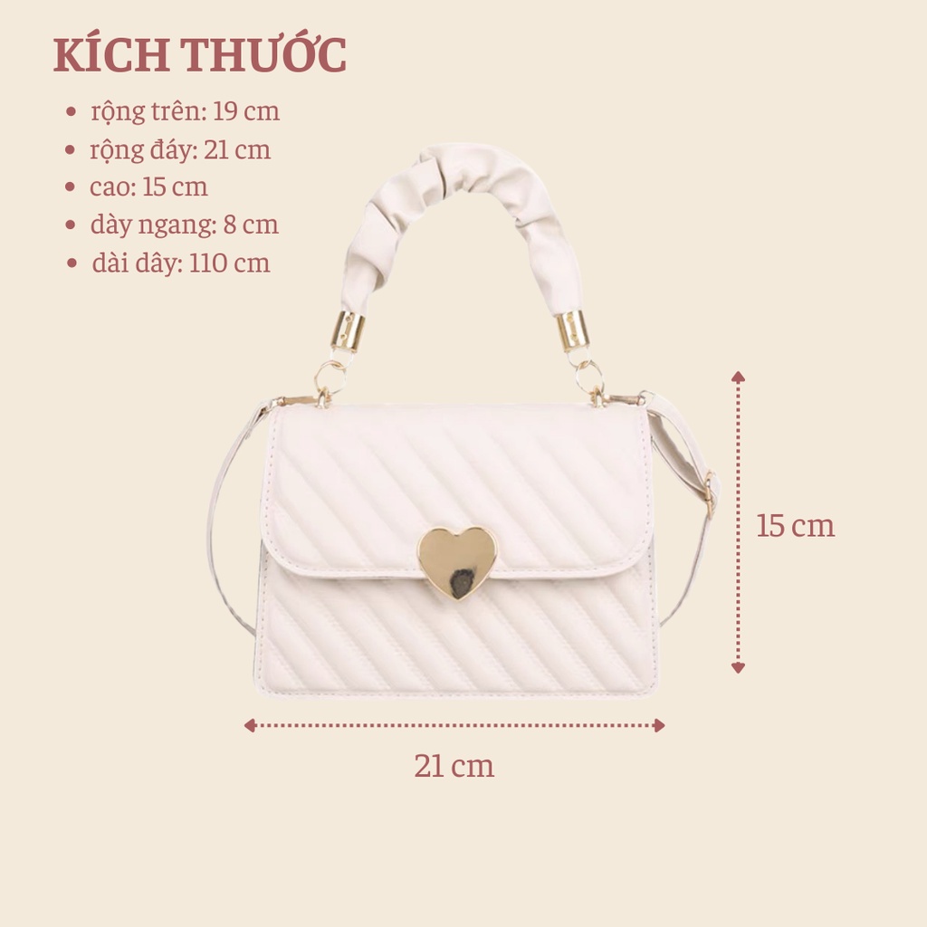 Túi Nữ Đeo Chéo Dáng Siêu Xinh Thiết Kế Đẹp Thời Trang Dự Tiệc Phong Cách Trẻ Trung Cá Tính - TN03 | BigBuy360 - bigbuy360.vn