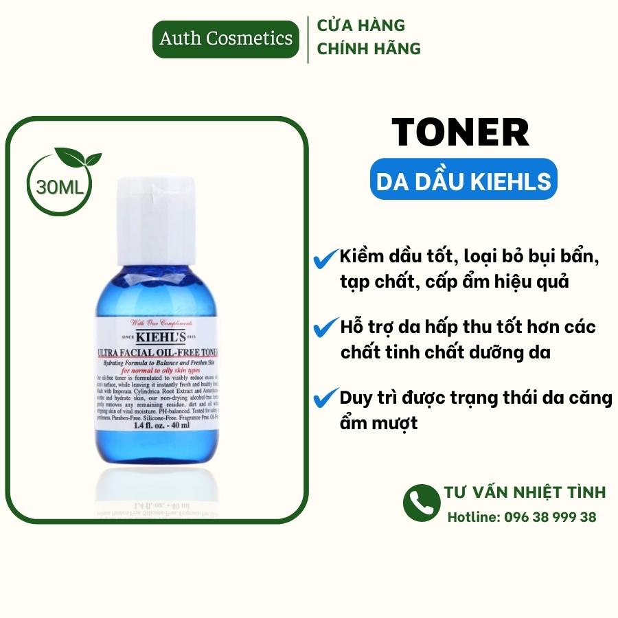 Toner Không Cồn Cho Da Dầu và Da Thường KIEHL’S Ultra Facial Oil-Free Toner 40ml