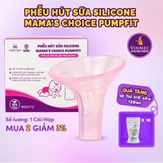 Phễu Hút Sữa Silicone Mama s Choice PumpFit, Hứng Sữa Mẹ Êm Ái