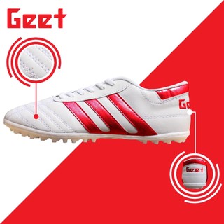 Giày đá banh ,giày 3 sọc geet chính hãng khâu full đế tặng tất và băng keo