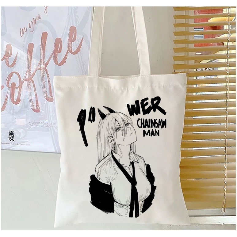 Áo Thun In Hình Waifu Power Chainsaw Man Unisex Nam Nữ