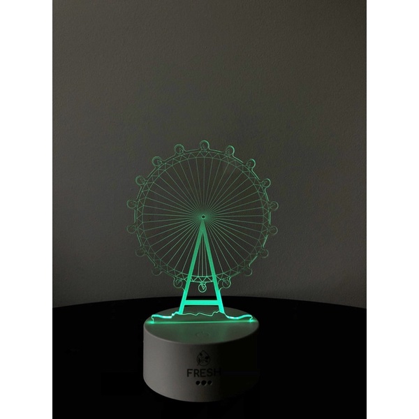 Đèn ngủ led 3D trang trí, quà tặng độc đáo, dễ thương