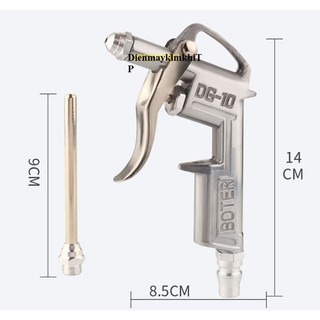 Súng xì khô xịt bụi dg10 2 way, súng khí nén