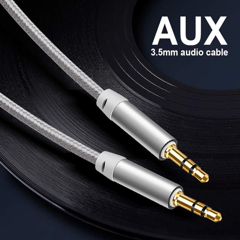 Jack Cắm 2 Đầu 3.5mm Dây AUX nối loa và các thiết bị điện thoại máy tính, amply, laptop