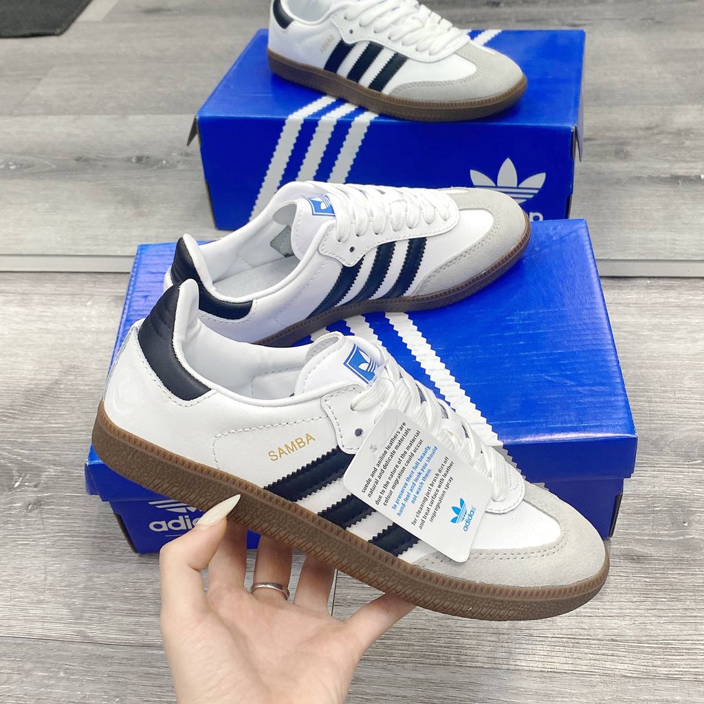Giày thể thao adidas Samba Classic Run White/Black 772109 Men s hottrend 2022