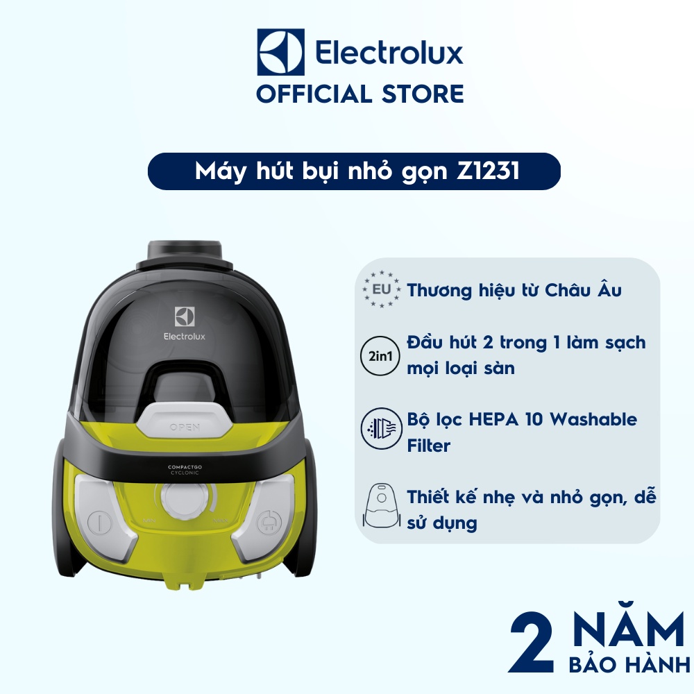 Máy hút bụi nhỏ gọn Electrolux Z1231 Hút bụi đa năng