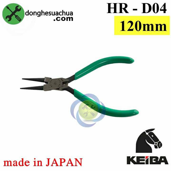 Kìm nhọn mũi tròn 120mm Keiba HR-D04 Nhật Bản