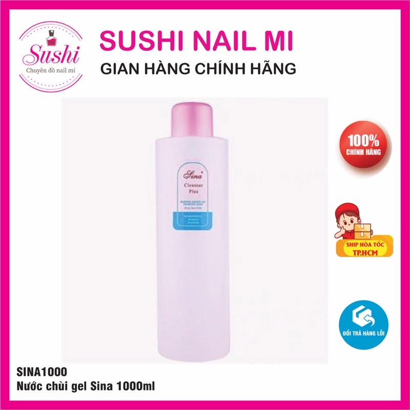 Nước chùi gel Sina dung dịch lau gel nail - Sushi nail mi