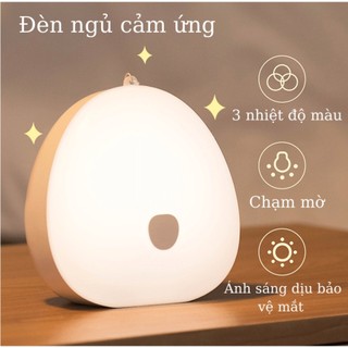 Đèn để bàn, đèn ngủ LED cảm ứng chạm đổi màu ánh sáng