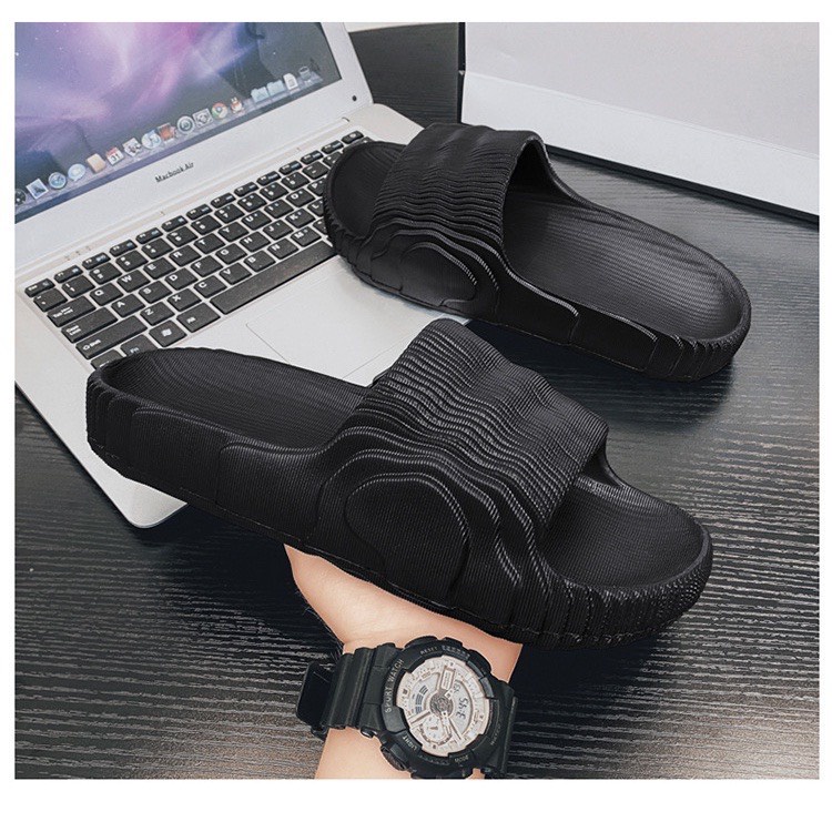 Dép bánh mỳ bấp cải thông hơi Nhẹ Êm Đế cao 2.5cm, Dép Quai Ngang kute