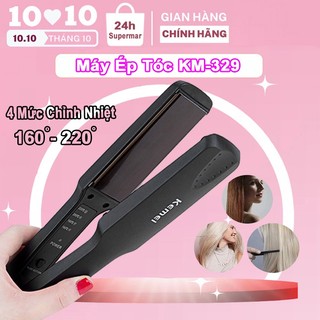 Máy làm thẳng tóc - máy ép duỗi tóc mini km 329 cao cấp, tạo kiểu tóc là thẳng tóc giúp tóc thẳng bóng và đẹp, 1 đổi 1