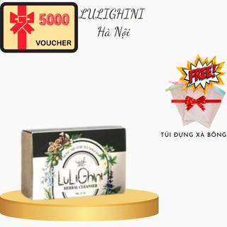 Herbal Cleanser Lulighini - Xà bông rửa mặt giảm mụn