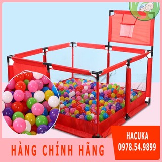 Quây bóng cho bé nhà bóng cho bé hình vuông kèm ném bóng rổ và 10 bóng