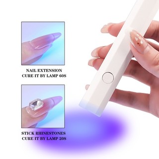 Đèn hơ Mini cầm tay Tích điện làm móng