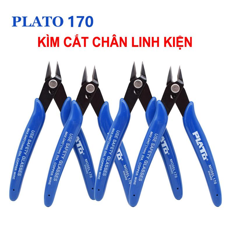 Kìm cắt dây điện và chân Linh Kiện PLATO 170 tiện dụng chất lượng