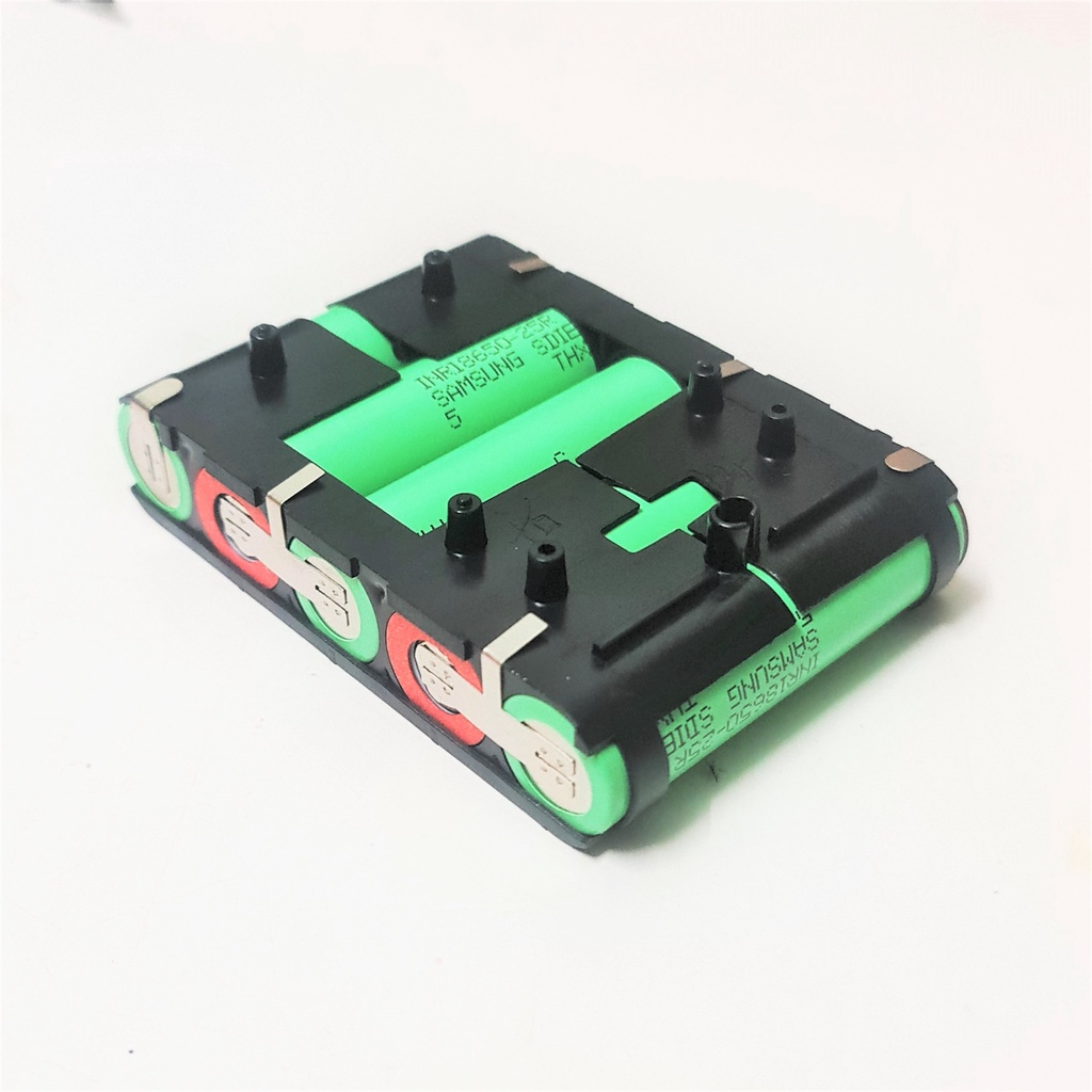 Khối Pin 5S 21V 2.5AH 5 cell Samsung 25R Đóng sẵn . Thay pin máy khoan, máy bắt vít 21V.. - Limo