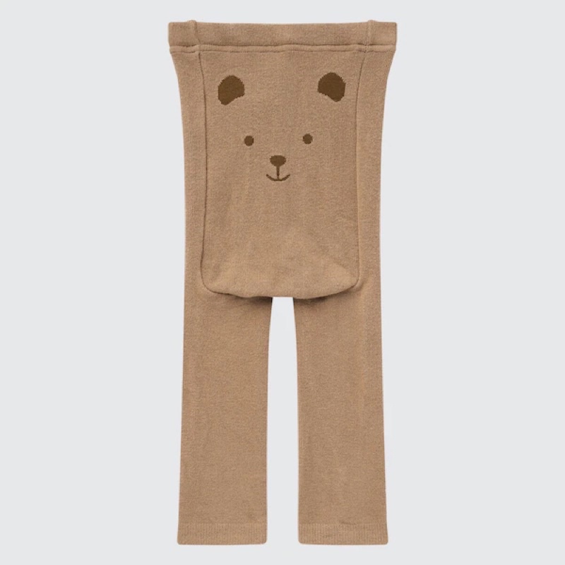 Quần legging nỉ lót lông cừu cho bé baby Uniqlo