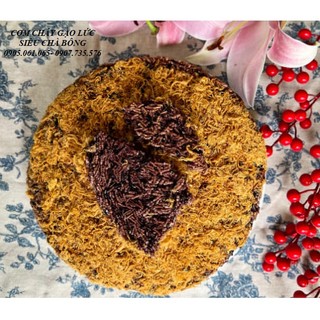 Cơm cháy Gạo Lức chà bông nhà làm bịch 500g
