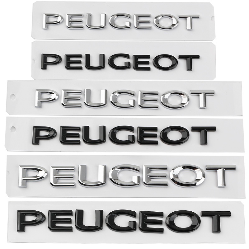 Miếng Dán Logo Peugeot 3D