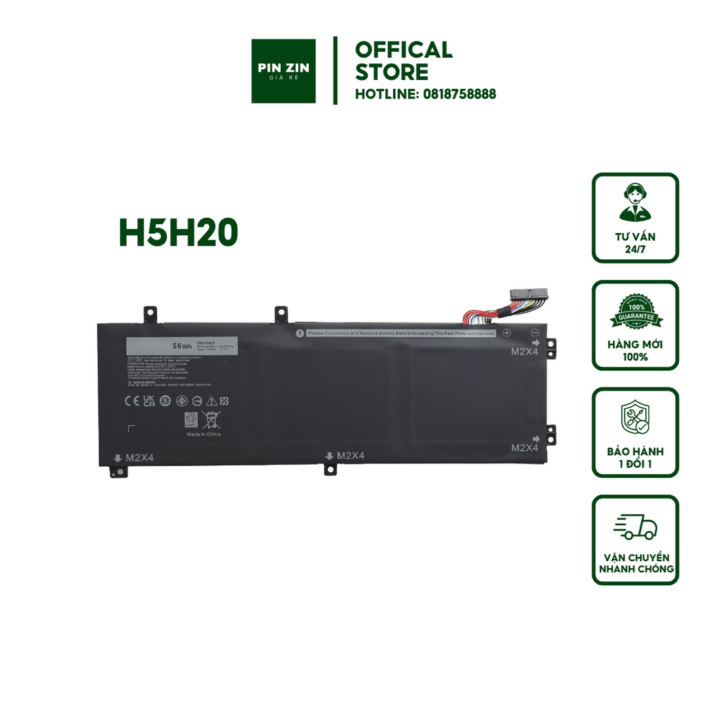 Pin laptop Dell Precision 5510 M5510 5520 M5520 5530 M5530 5540 6GTPY H5H20 RRCGW