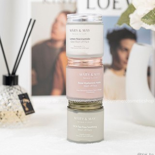 Mặt nạ đất sét thuần chay mary & may vegan wash-off mask pack 125g