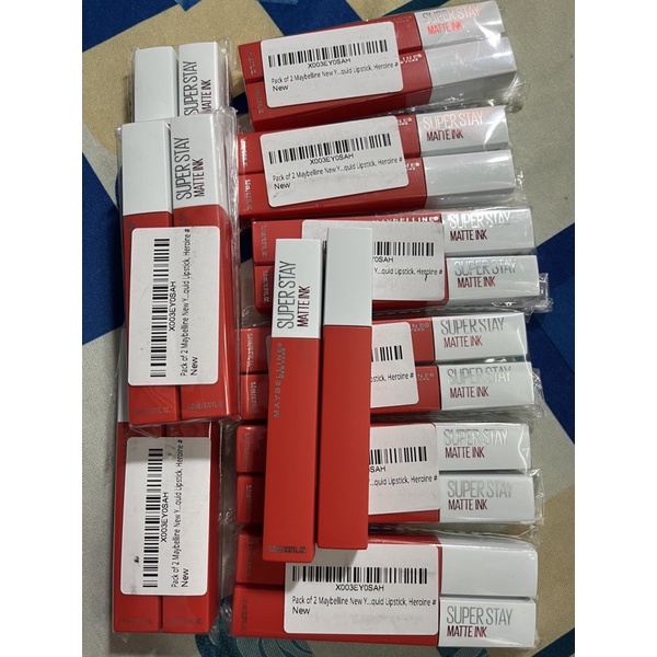 Son Kem Maybelline Superstay Matte Ink Liquid Lipstick - Heroine 25.Made in USA