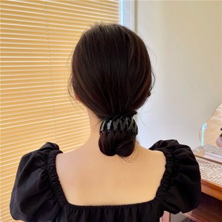 Chụp Búi Tóc Tròn Trơn Bóng Nhiều Màu