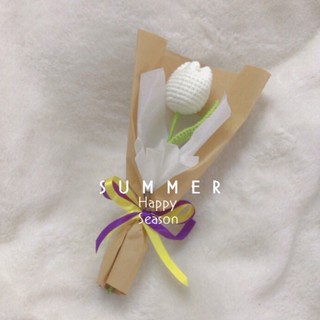 Bó hoa tulip handmade bằng len🌷🌷
