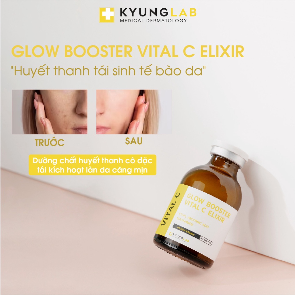 Serum Vitamin C Glow Booster Kyung Lab trắng da, ngăn ngừa lão hoá 30ml - DR07