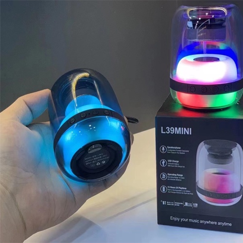 Loa Bluetooth mini không dây L39 - nháy đèn theo nhạc, âm bass mạnh có thẻ nhớ USB kết nối máy tính laptop | BigBuy360 - bigbuy360.vn