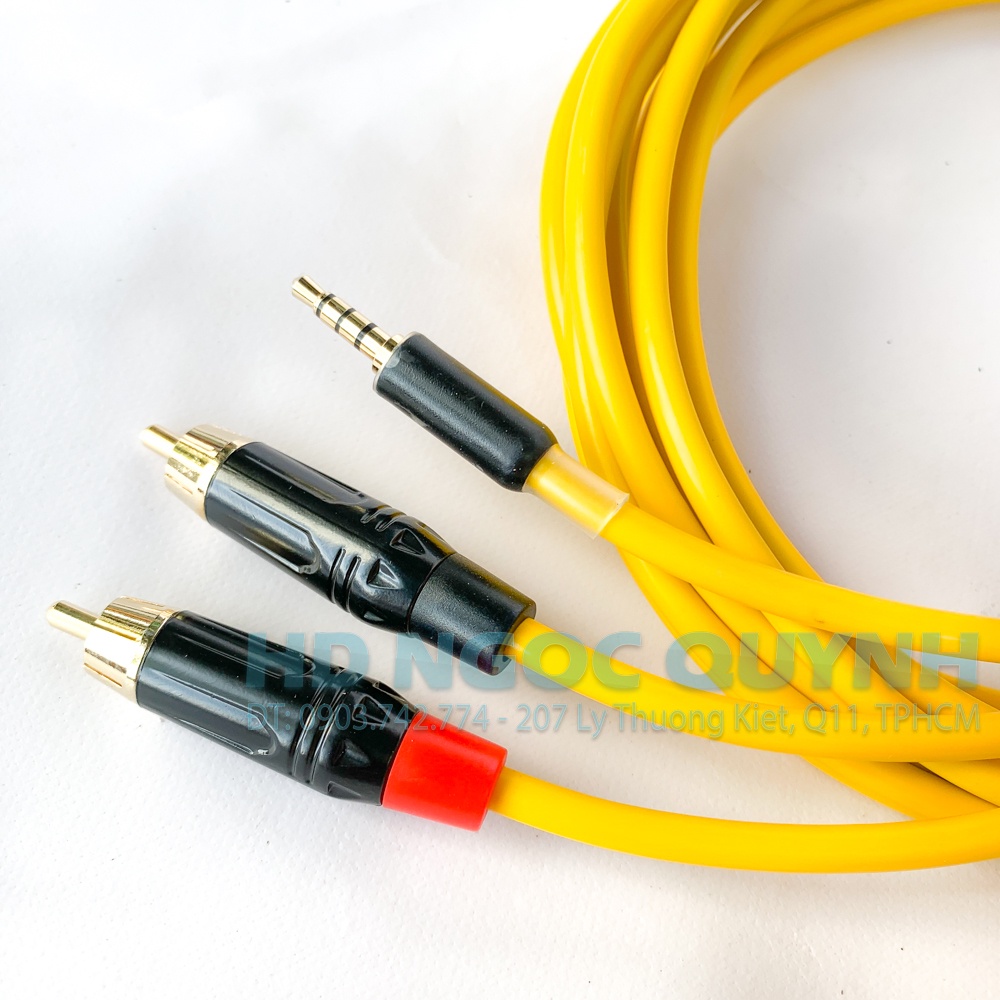 Dây Livestream/ Thu Âm từ Mixer, Amply, Loa Kéo ... vào điện thoại, ip, tab, laptop, mb ...