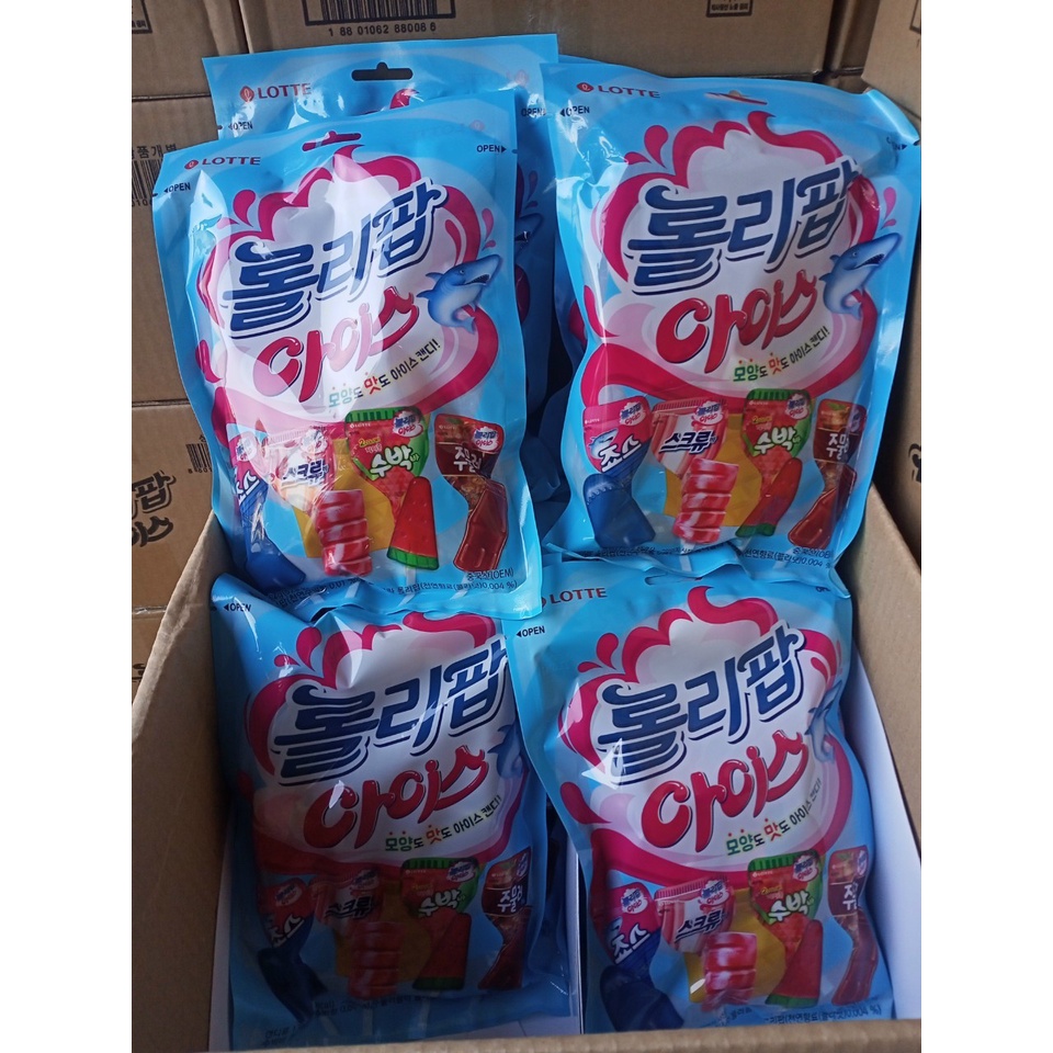 Kẹo Mút Lollipop Lotte Túi 12 Chiếc