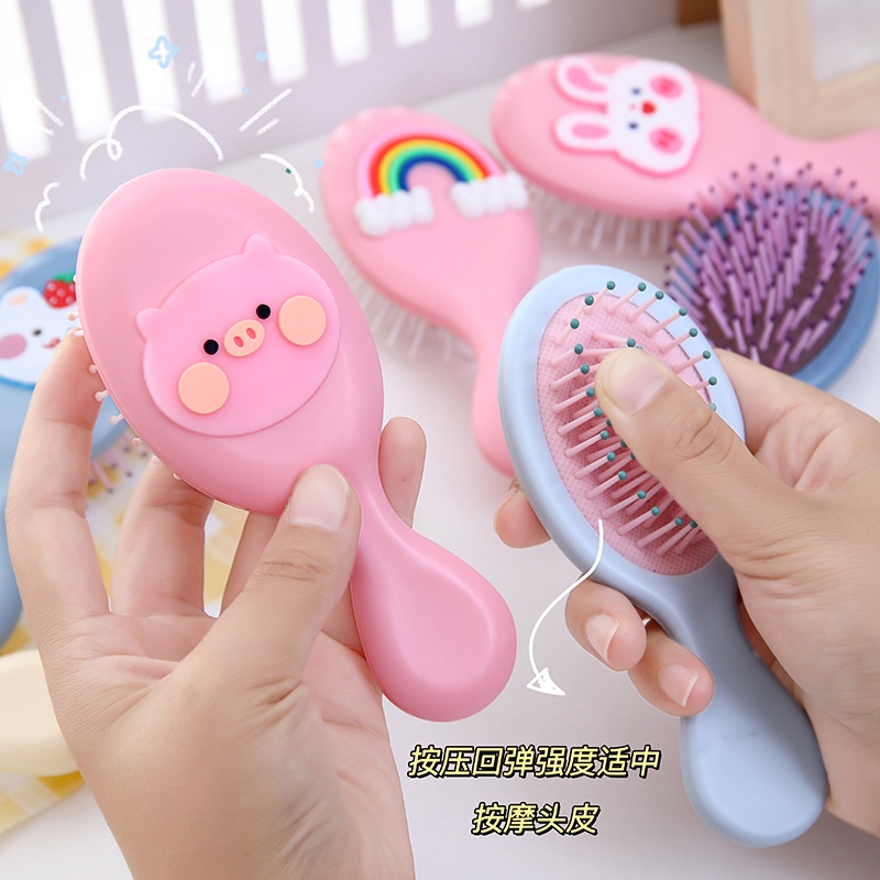 Lược nhỏ xinh hình con vật đáng yêu cute dễ thương - Lược chải tóc gỡ rối mini hình thú siêu đẹp