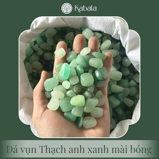 Đá vụn thạch anh xanh mài bóng - kabala - kbl-đvbtax