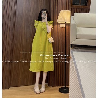 Váy tơ đũi cánh tiên Chanh Moon