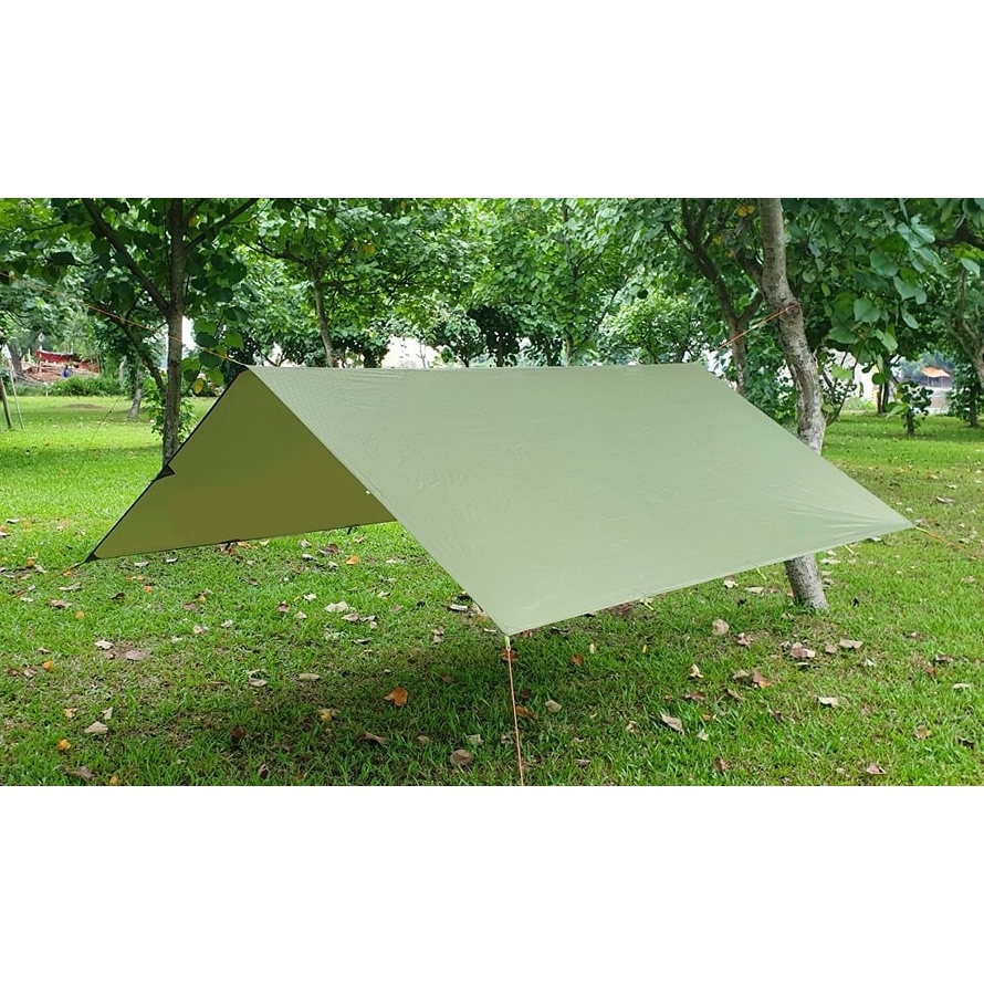 Tarp Che Mưa Tấm Tăng Dã Ngoại Cắm Trại Ngoài Trời 3x4M