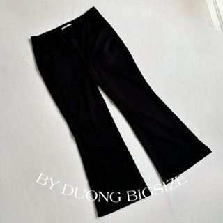 Quần loe cạp cao co giãn BIGSIZE QQD01 - [BY DUONG BIGSIZE]